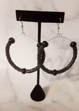 Clay Beads Hoop Earrings