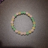 Elle Shanell Green and White Little Girls Bracelets