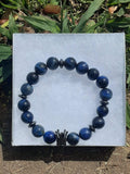 Men's Blue And Grey Bracelet