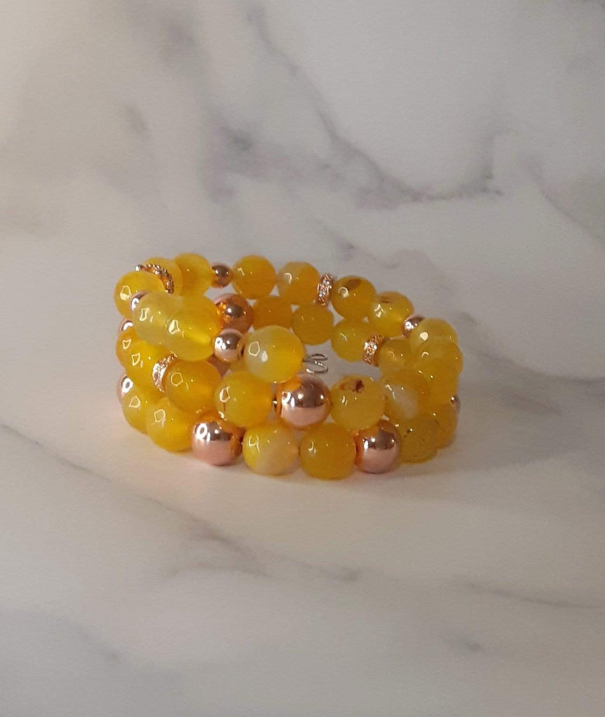 Elle Shanell Yellow Wire Bracelet