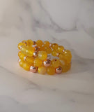 Yellow Wire Bracelet