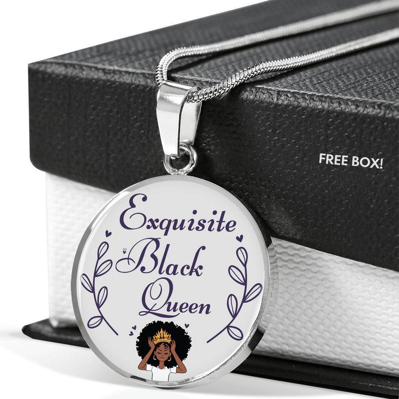 ShineOn Fulfillment Jewelry Exquisite Black Queen Necklace