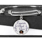 ShineOn Fulfillment Jewelry Luxury Bangle (Silver) / No Exquisite Black Queen Bracelet