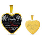 ShineOn Fulfillment Jewelry Luxury Necklace (Gold) / Yes Daughter Heart Necklace