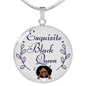 ShineOn Fulfillment Jewelry Luxury Necklace (Silver) / No Exquisite Black Queen Necklace