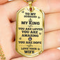 ShineOn Fulfillment Jewelry To My Husband Military Necklace