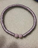 Elle Shanell Charcoal Men's Clay Beads Bracelet