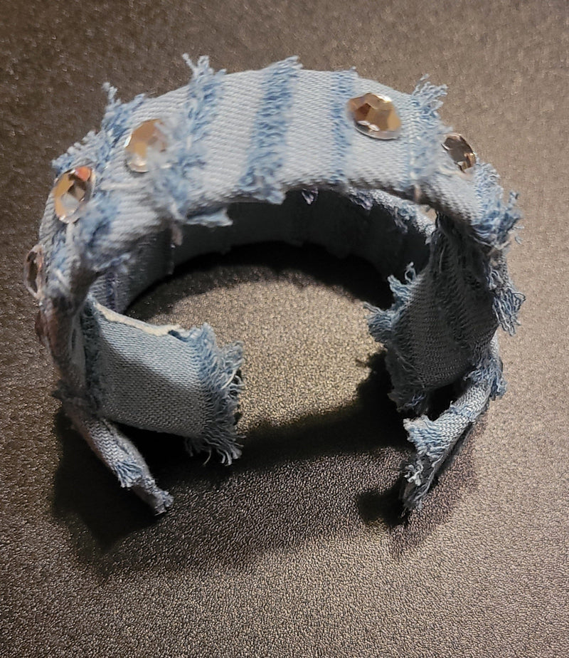 Elle Shanell Denim Cuff Bracelet