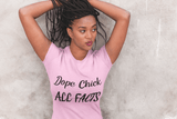 Elle Shanell Lilac / S Dope Chick T-Shirt