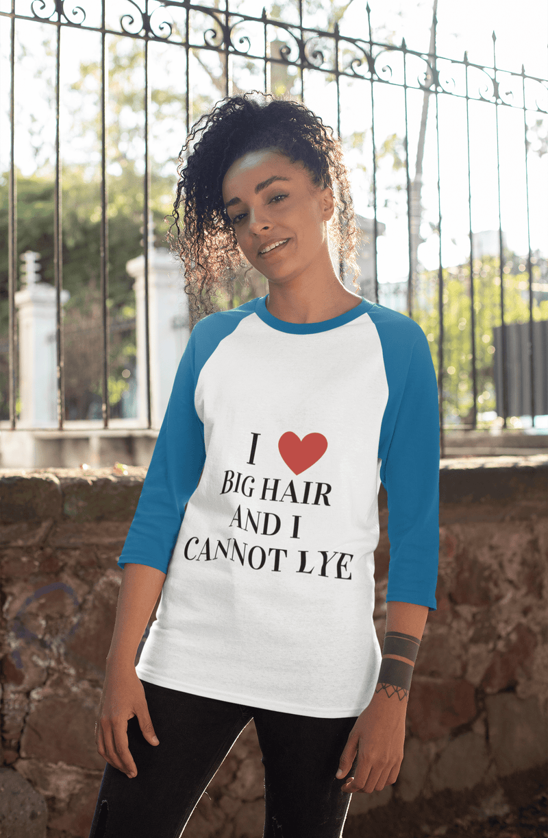 Big Hair Baseball Shirt