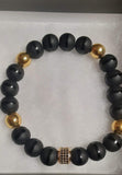 Men's Tibetan Black Onyx Bracelet