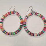 Elle Shanell Multicolored Hoop Earrings