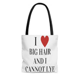 Printify Bags Small Big Hair Tote Bag